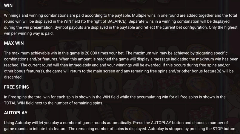 Le King Slot Kuralları