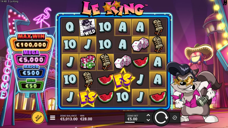 Тема слота Le King